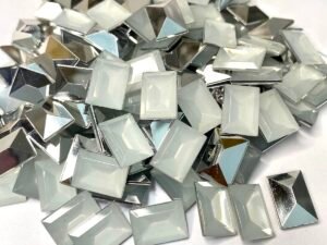 Chaton Retangular 10x14 - Opal White