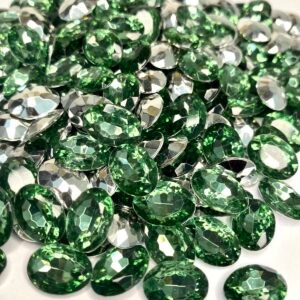 Chaton Oval 10x14 - Verde Oliva