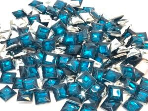 Chaton Carré 10x10 - Blue Zirco