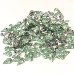 Chaton Gota 8x13 - Verde Peridot