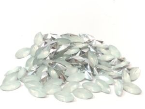 Chaton Navete 7x15 - Opal White