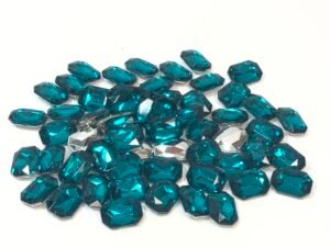 Chaton Octagonal 10x14 - Blue Zirco