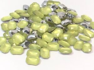 Chaton Octagonal 10x14 - Opal Verde Lima