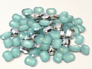 Chaton Octagonal 10x14 - Pacif Aqua