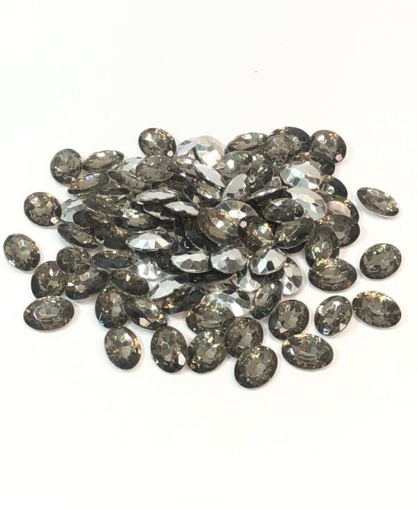 Chaton Oval 10x14 - Black Diamond