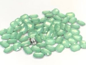 Chaton Octagonal 10x14 - Verde Menta