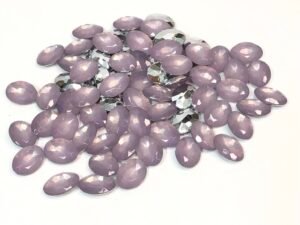 Chaton Oval 10x14 - Opal Lilás