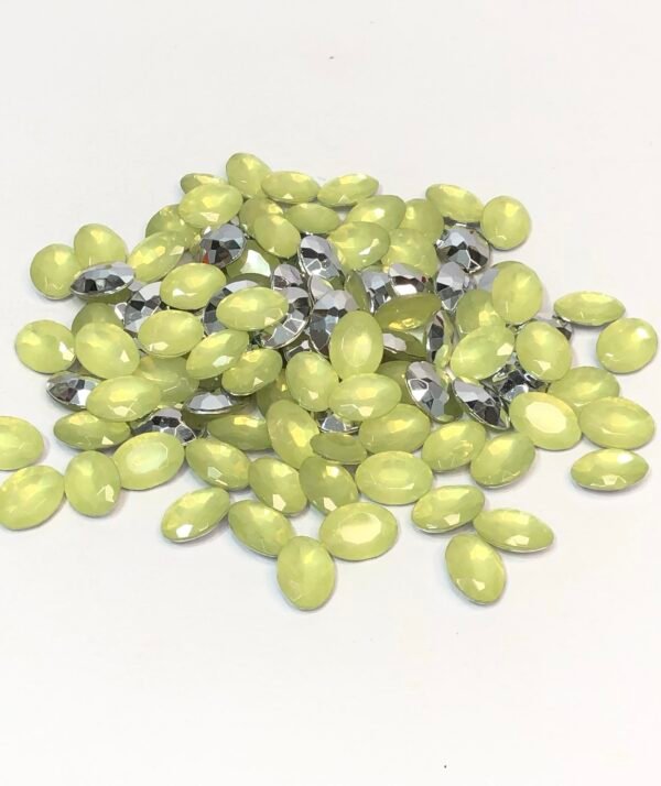 Chaton Oval 10x14 - Opal Verde Lima