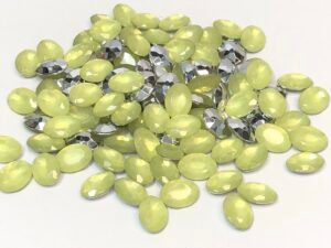 Chaton Oval 10x14 - Opal Verde Lima