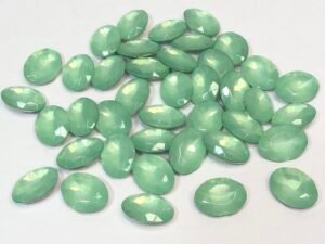 Chaton Oval 10x14 - Verde Menta