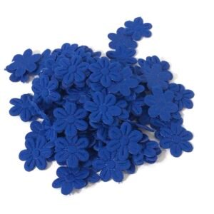 Flor Margarida - Azul Royal - 2mm - Aprx 100unid