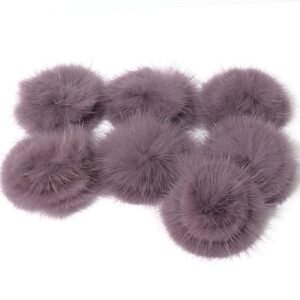 Pompom Pelúcia achatado Roxo-3,0cm
05unid