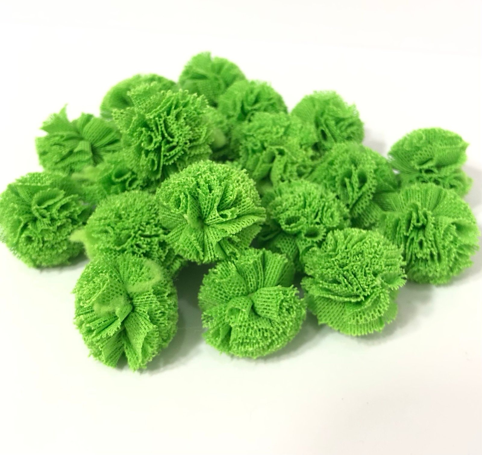 Pompom malha  -Verde claro -1,5cmm
20unid