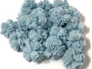 Pompom - Malha Azul Claro - 1,5cm - 20unid