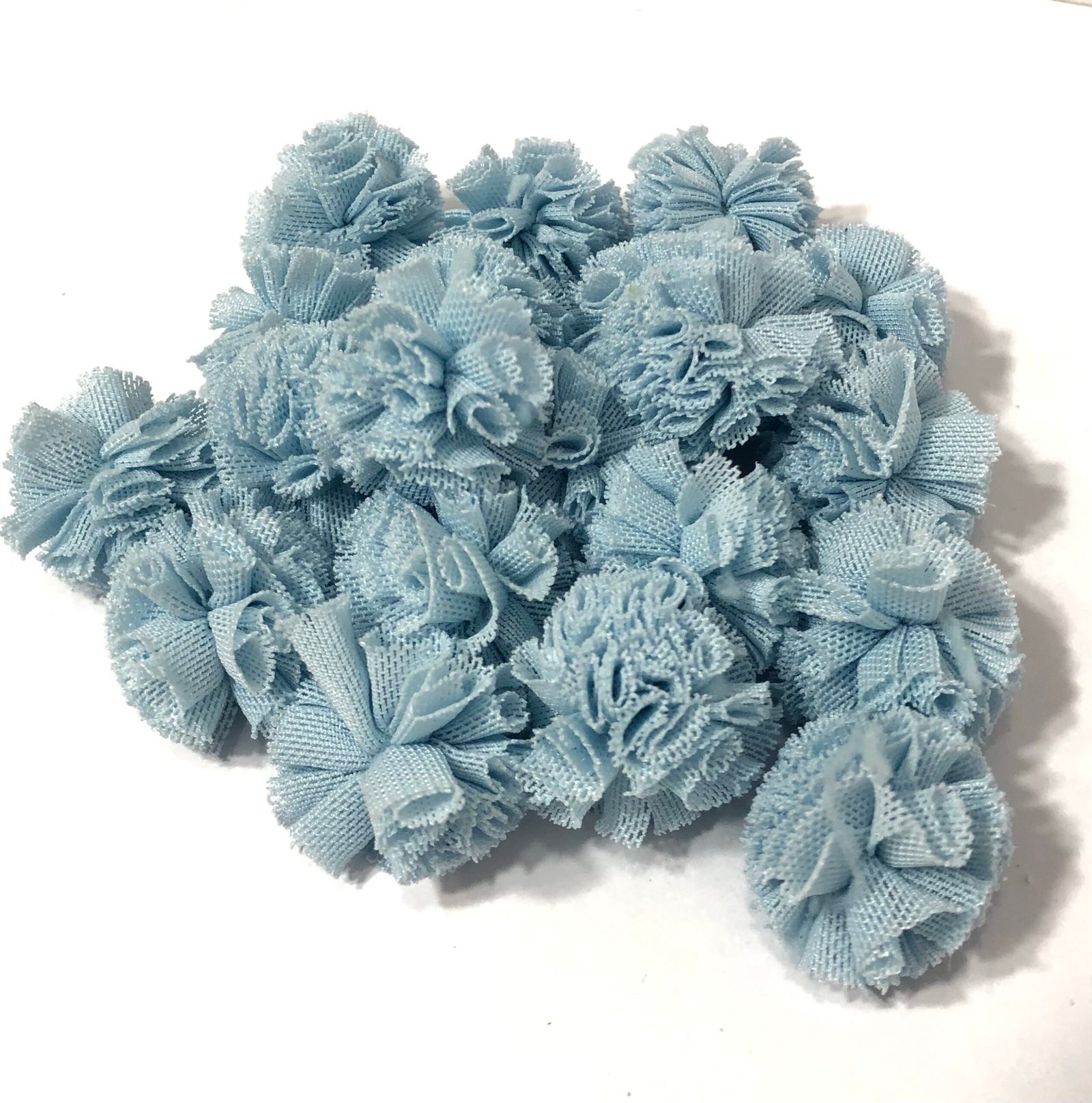 Pompom malha  -Azul claro -1,5cmm
20unid