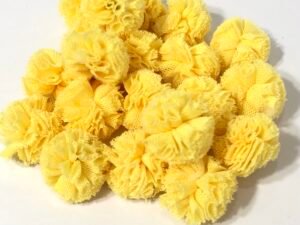 Pompom - Malha Amarelo - 1,5cm - 20unid