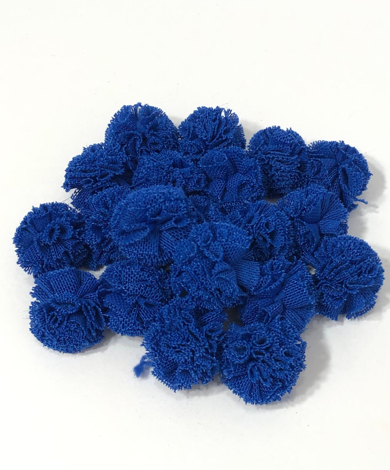 Pompom malha  -Azul Royal 1,5cmm
20unid