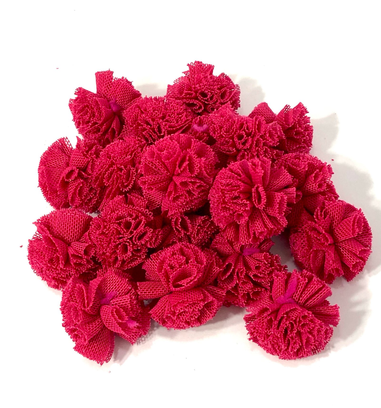 Pompom malha  -Rosa Fuschia 1,5cmm
20unid