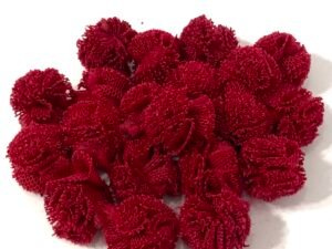 Pompom - Malha Marsala - 1,5cm - 20unid