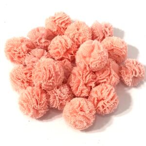 Pompom malha -Salmão-1,5cmm
20unid