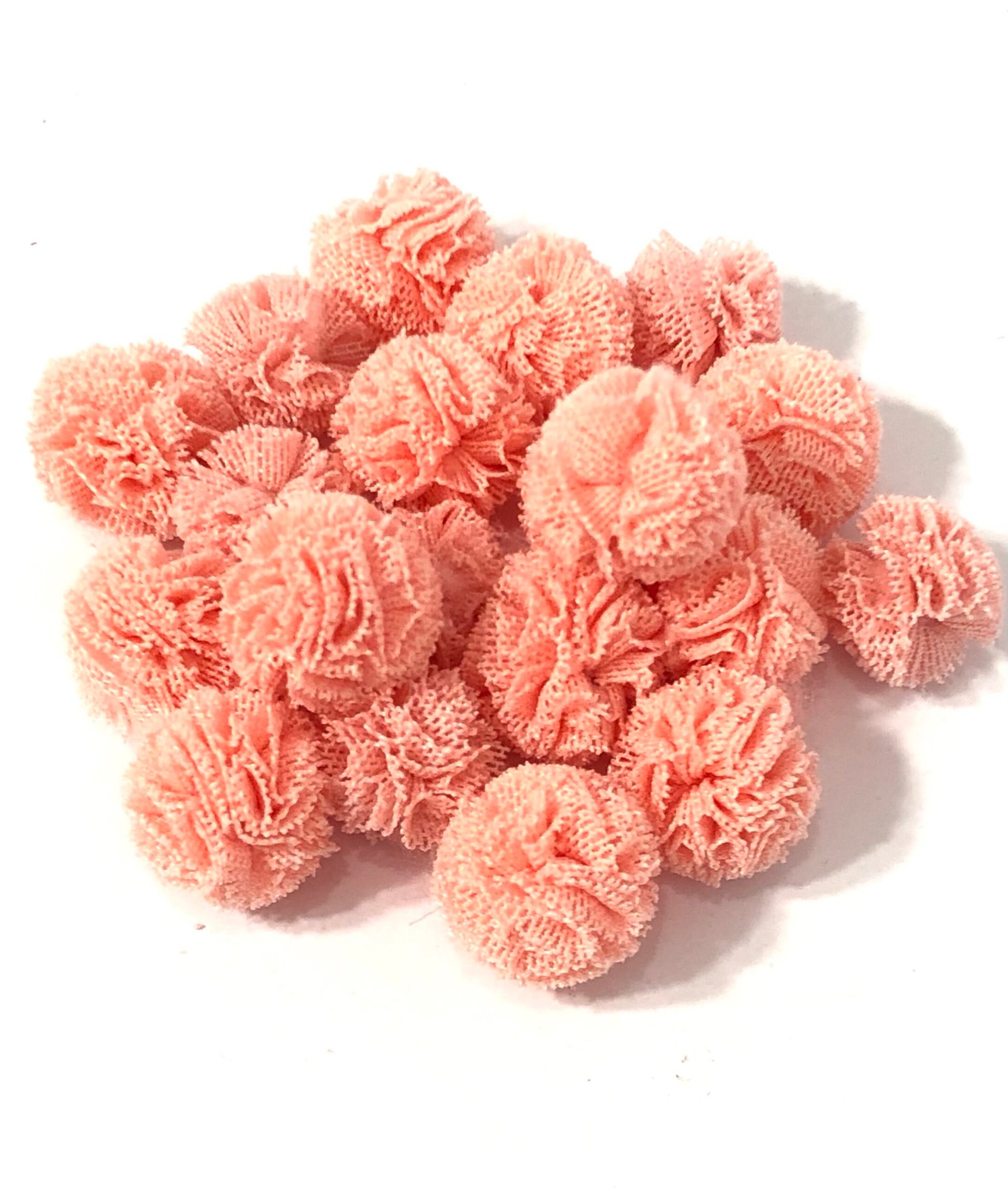 Pompom malha -Salmão-1,5cmm
20unid