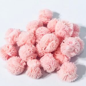 Pompom malha  -Rosa  claro -1,5cmm
20unid