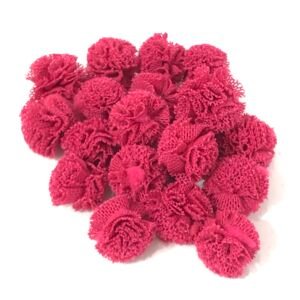 Pompom malha  -Rosa  chiclete 1,5cmm
20unid