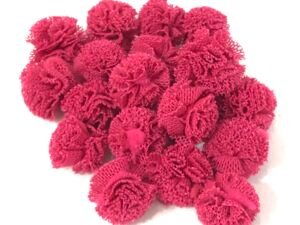 Pompom - Malha Rosa Chiclete - 1,5cm - 20unid
