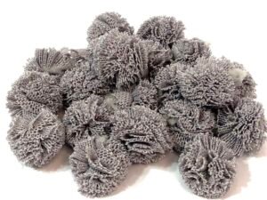 Pompom - Malha Cinza - 1,5mm - 20unid