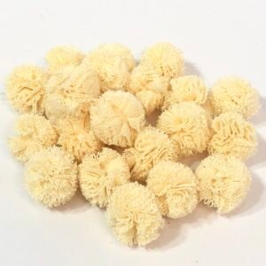 Pompom malha -Amarelo Manteiga - 1,5cmm
20unid