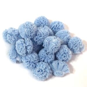 Pompom malha -Azul jeans - 1,5cmm
20unid