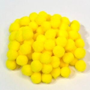 Pompom Bolinha-Amarelo  -10mm
Aprx 100unid