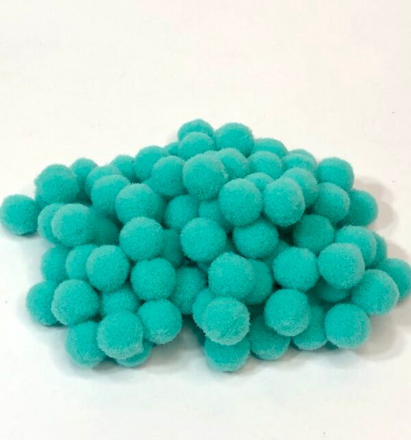 Pompom Bolinha Azul jade  -10mm
Aprx 100unid