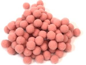 Pompom - Bolinha Salmão - 10mm - Aprox 100unid