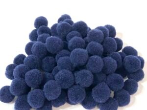Pompom - Bolinha - Azul Montana - 10mm - Aprox 100unid