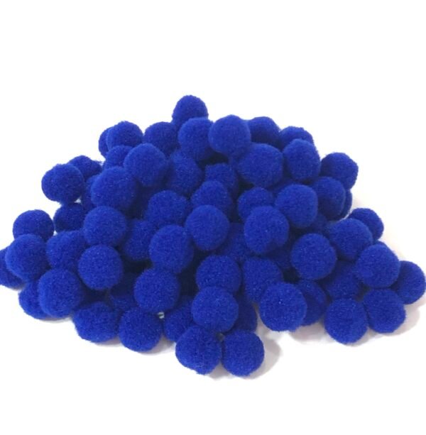 Pompom Bolinha Azul Royal  -10mm
Aprx 100unid
