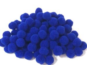 Pompom - Bolinha Azul Royal - 10mm - Aprox 100unid