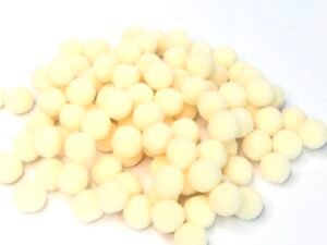 Pompom - Bolinha Creme - 10mm - Aprox 100unid