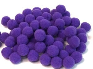 Pompom - Bolinha Roxo - 10mm - Aprox 100unid