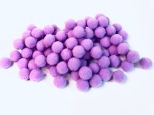 Pompom - Bolinha Lilás - 10mm - Aprox 100unid