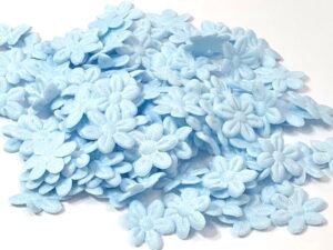 Flor Margarida - Azul BB - 2mm - Aprox 100unid