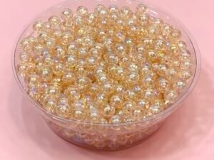 Conta Bolinhas 6mm - Dourado (20g)