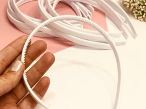 Tiara Yama Dentinho Branca 10mm 6 unid