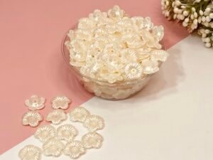 Flor 15mm - Perolado - 15g (Aprox 56unid)