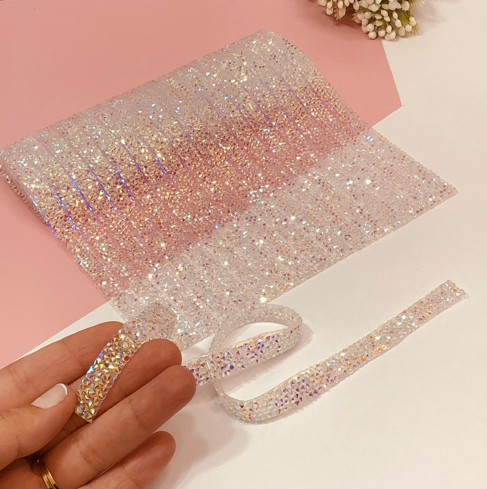 Manta Strass Furta Cor
 1x39cm