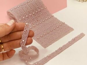 Manta Pérola Lilás 
1x39cm