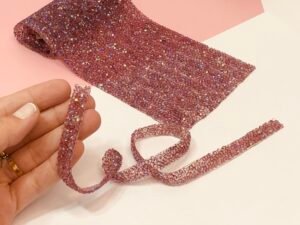 Manta Strass Uva 
 1x39cm