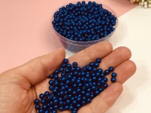 Pérola 04mm Azul royal 25 gramas