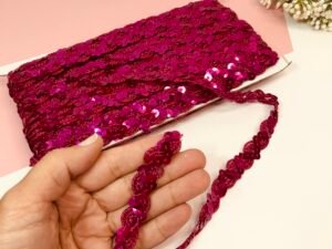 Lantejoula em Metro - Rosa Pink