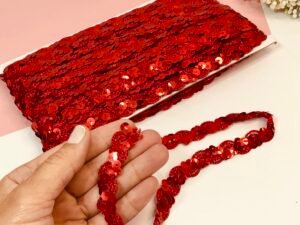 Lantejoula em Metro - Vermelho